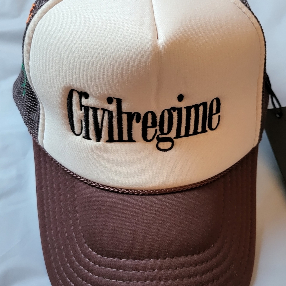 Civil Regime Trucker Hat (Desert Rose)